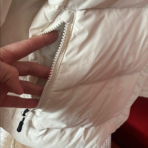 EUC Lands' End cream Goosedown winter Jacket - Picture 6 of 16